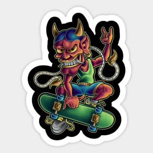 Hannyo Skateboard Sticker